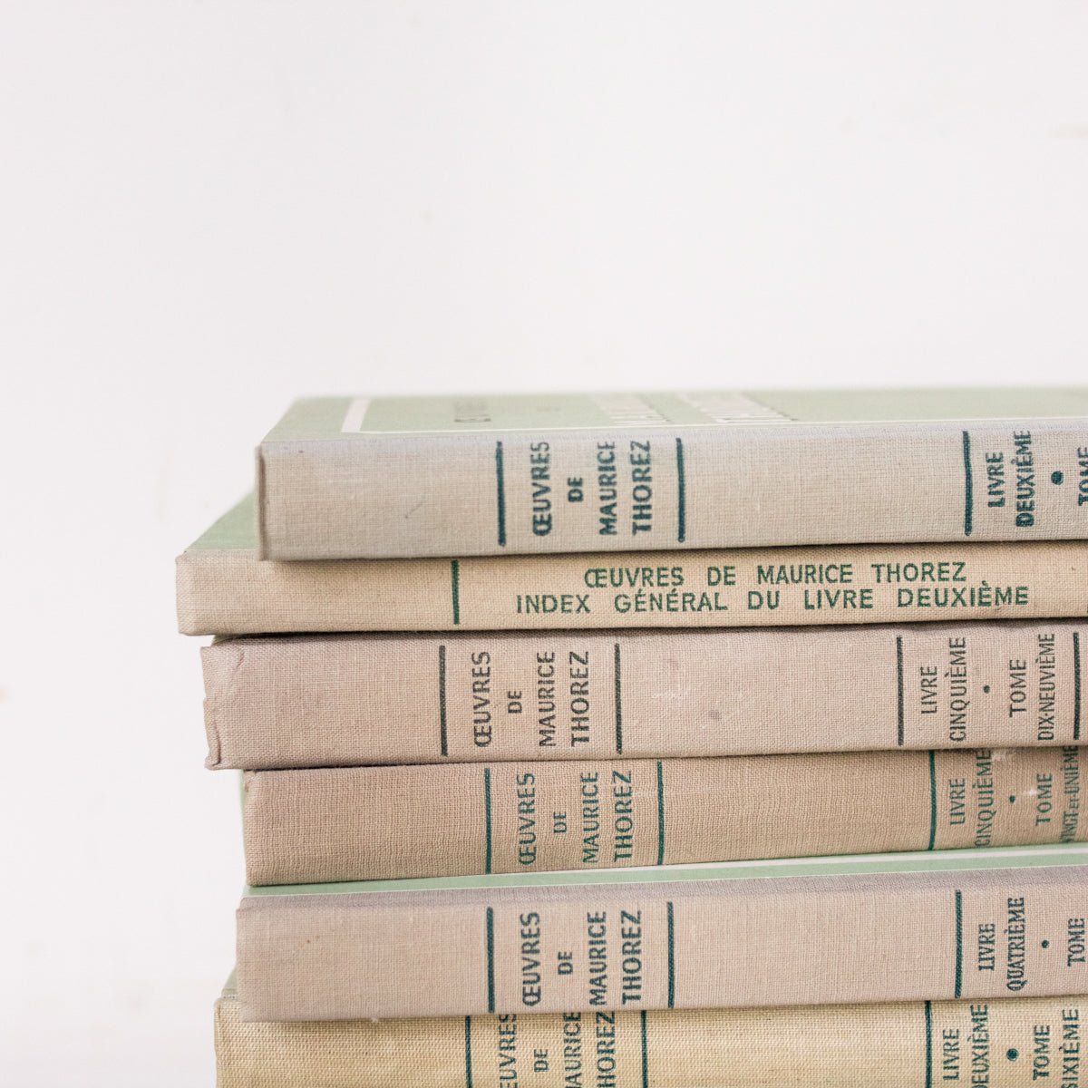 French Library Book | Oeuvres de Maurice Thorez 15 Volumes - elsie green - decor