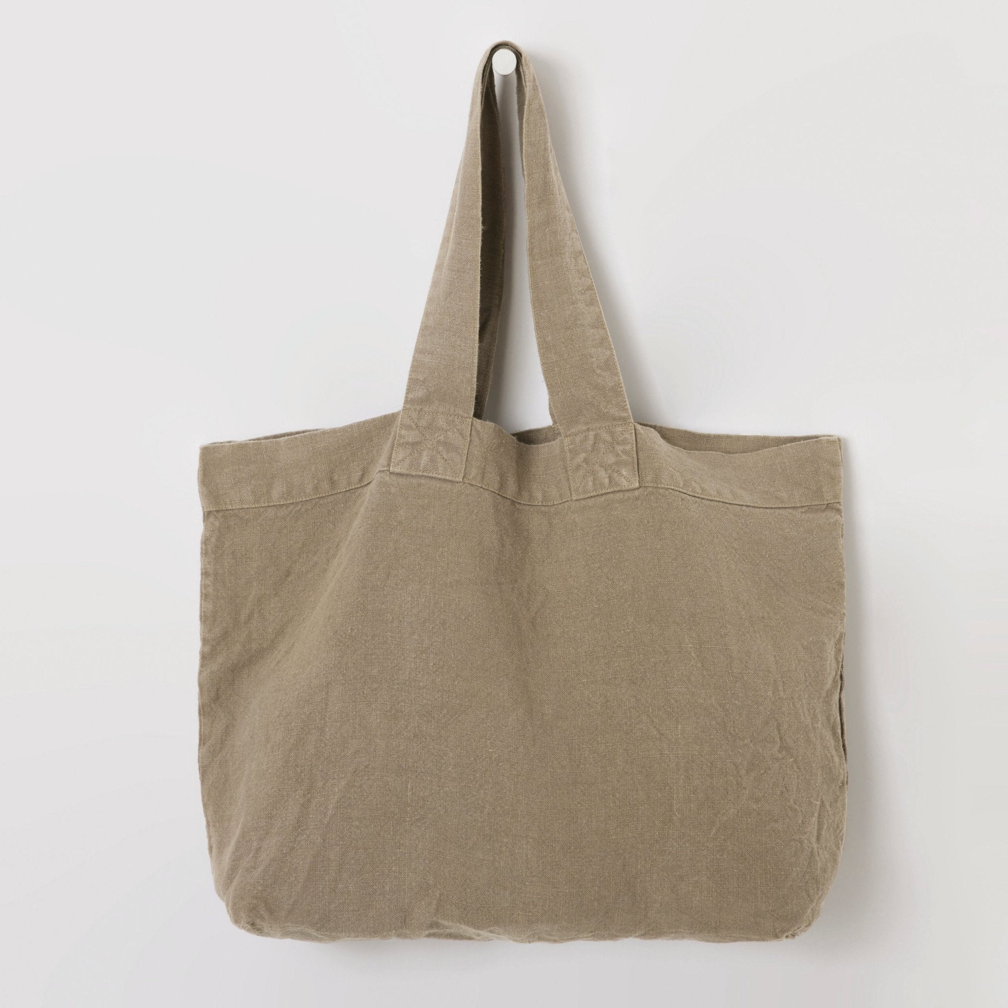 French Linen Tote Bag - elsie green - textiles