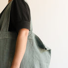 French Linen Tote Bag - elsie green - textiles