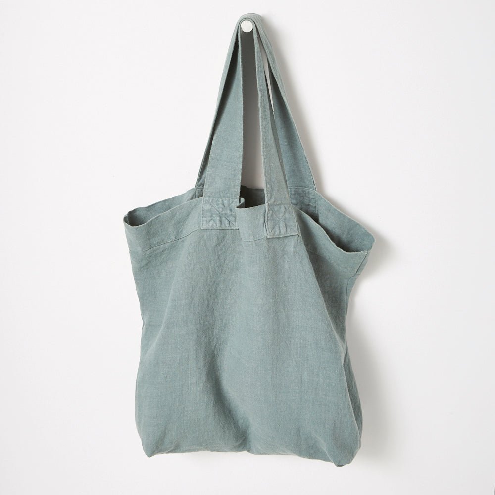 French Linen Tote Bag - elsie green - textiles