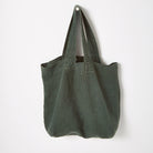 French Linen Tote Bag - elsie green - textiles