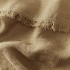 Freya Linen Throw | Biscuit - elsie green - Textiles