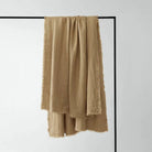 Freya Linen Throw | Biscuit - elsie green - Textiles