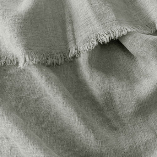 Freya Linen Throw | Stone - elsie green - Textiles