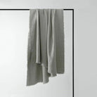 Freya Linen Throw | Stone - elsie green - Textiles