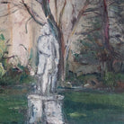 Garden with Sculpture Oil Painting - elsie green - Art