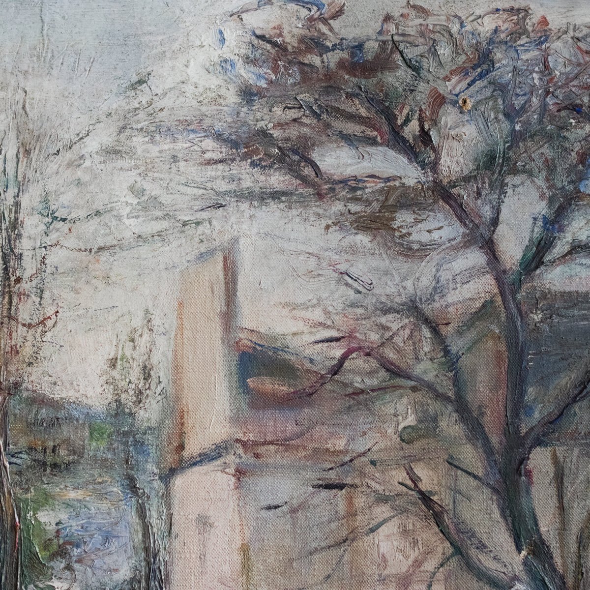 Garden with Sculpture Oil Painting - elsie green - Art