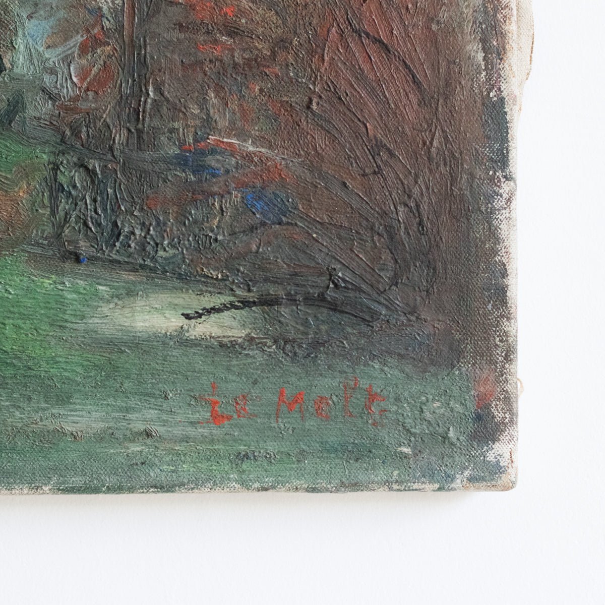 Garden with Sculpture Oil Painting - elsie green - Art