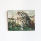 Garden with Sculpture Oil Painting - elsie green - Art