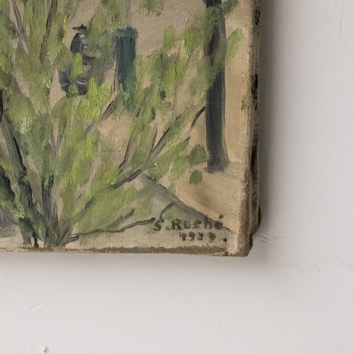 George Washington At Place D’Iéna Paris Oil Painting | Dated 1939 - elsie green - Art