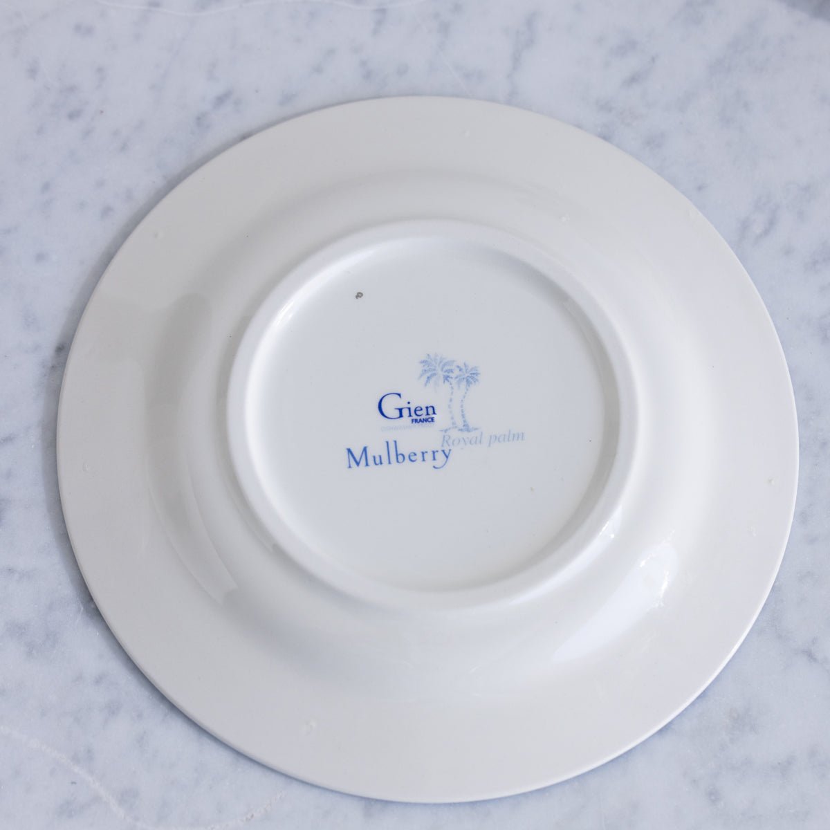 Gien Ironsstone Saucer Set of 6 - elsie green - the french kitchen