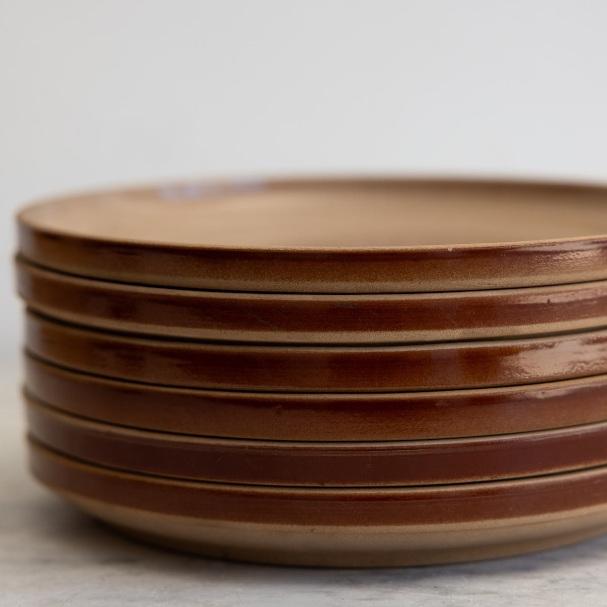 Gien Stoneware Plate Set of 6 - elsie green - French Kitchen