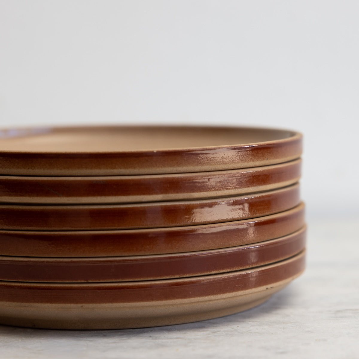 Gien Stoneware Plate Set of 6 - elsie green - French Kitchen