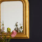 Gilded Louis Philippe Mirror | 15.25 x 19 - elsie green - decor