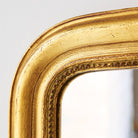 Gilded Louis Philippe Mirror | 15.25 x 19 - elsie green - decor