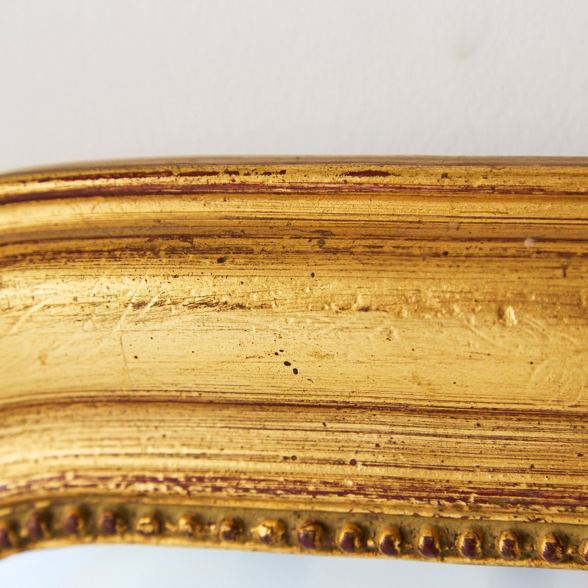 Gilded Louis Philippe Mirror | 15.25 x 19 - elsie green - decor
