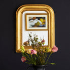 Gilded Louis Philippe Mirror | 15.25 x 19 - elsie green - decor