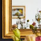 Gilded Louis Philippe Mirror | 15.25 x 19 - elsie green - decor
