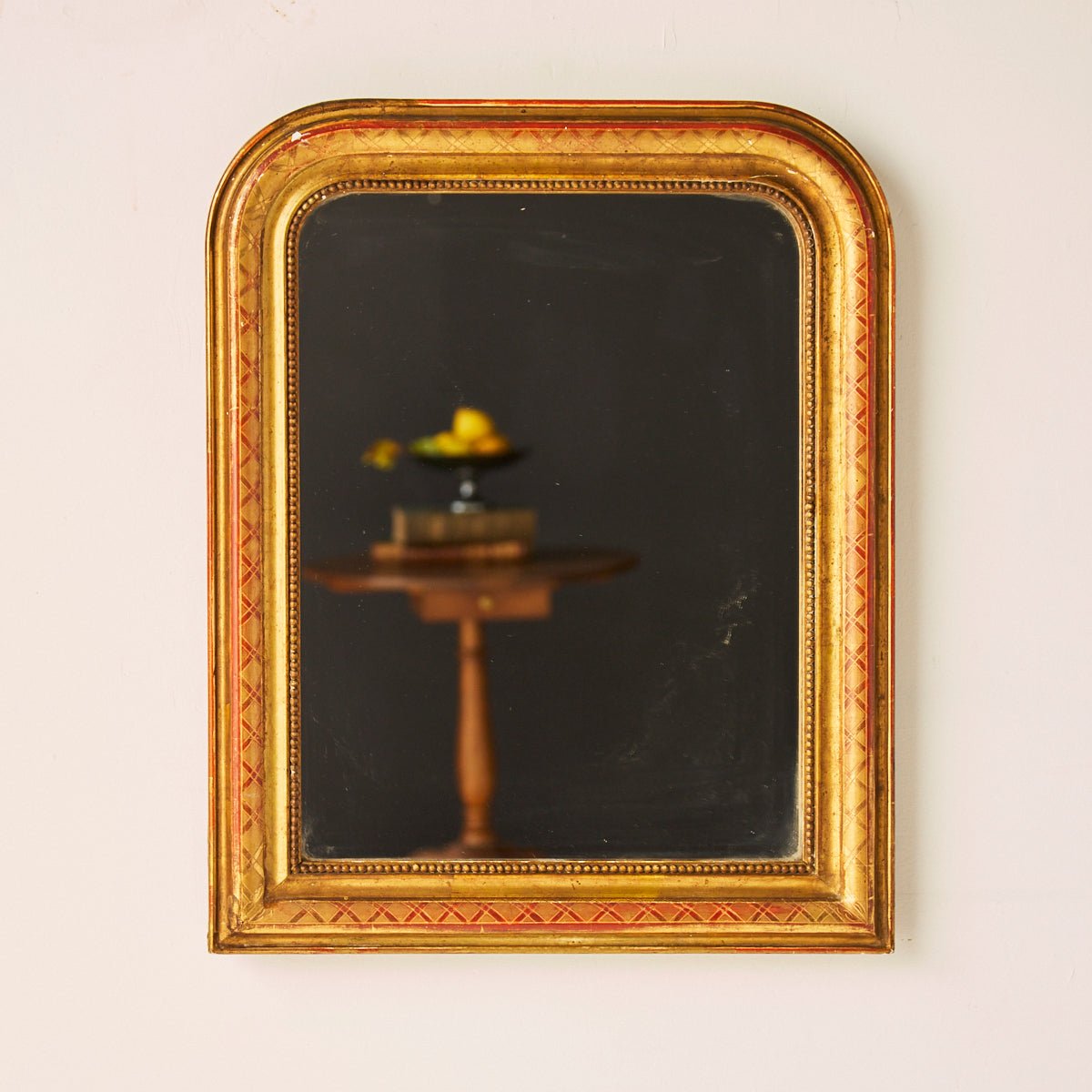 Gilded Louis Philippe Mirror | 20.25 x 25 - elsie green - decor
