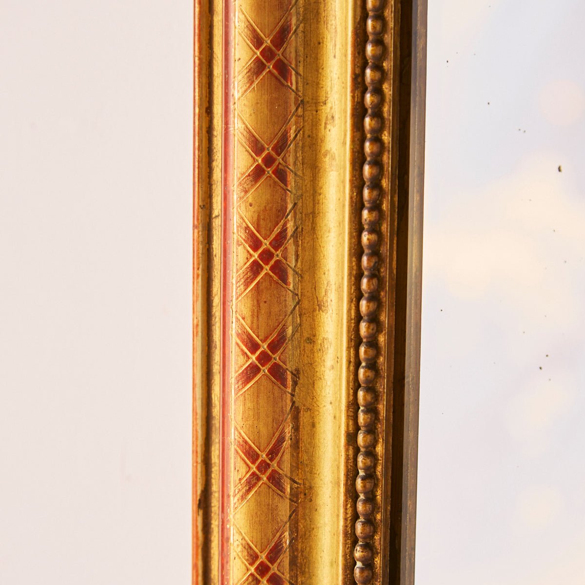 Gilded Louis Philippe Mirror | 20.25 x 25 - elsie green - decor