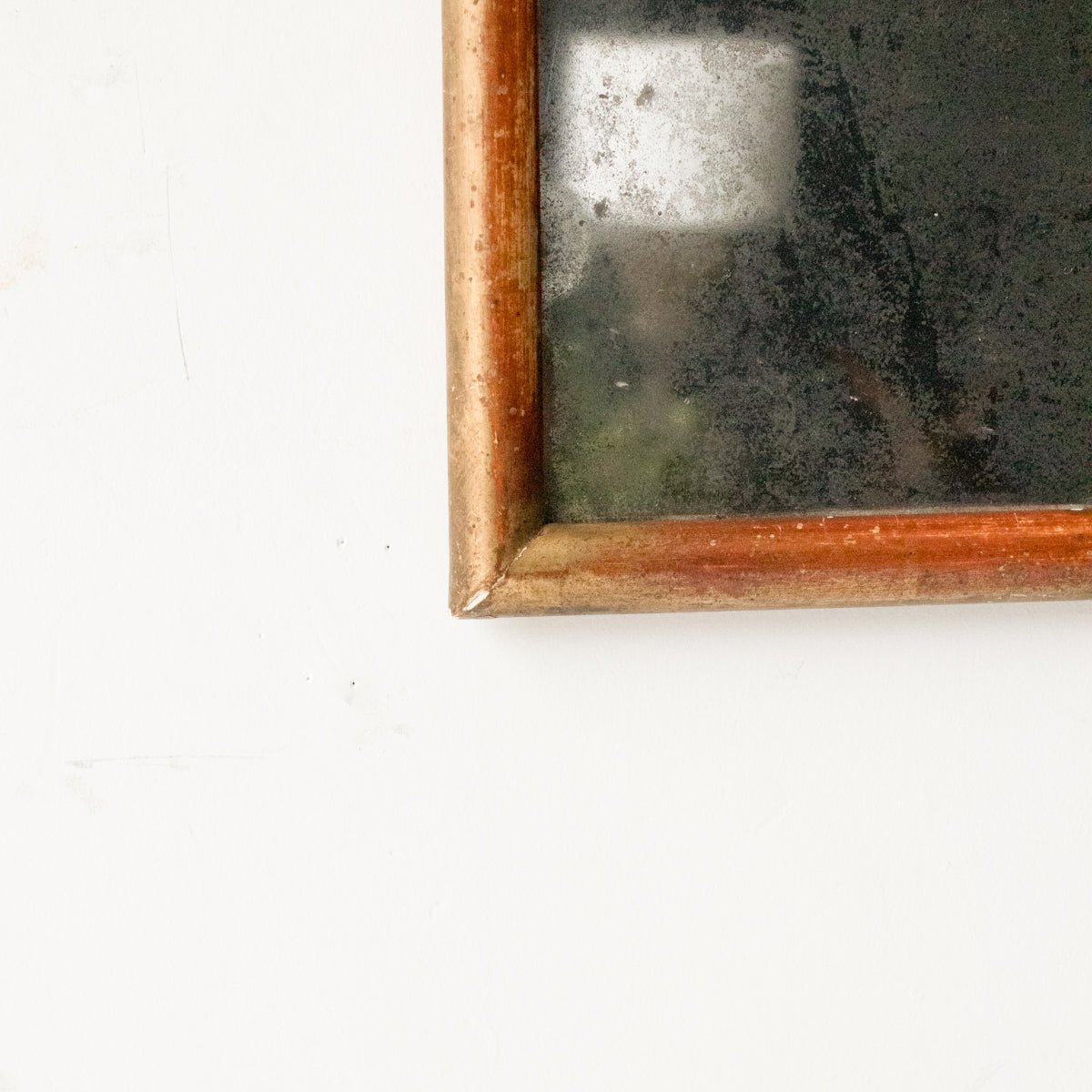 Gilded Mirror with Red Clay Bole - elsie green - decor