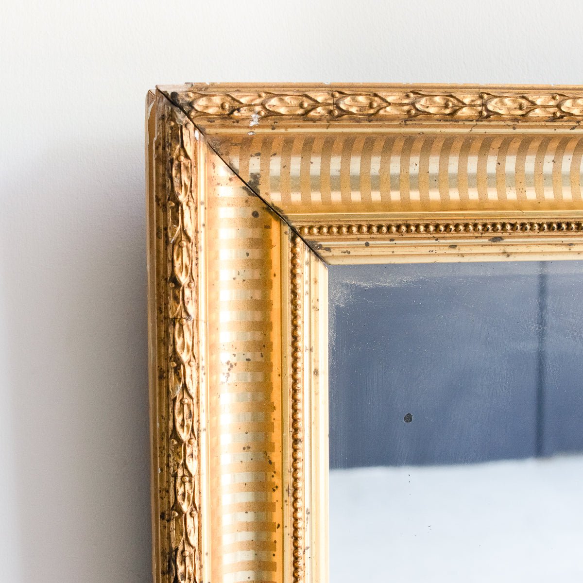 Gilded Vintage Mirror | 20" W x 26" H - elsie green - decor