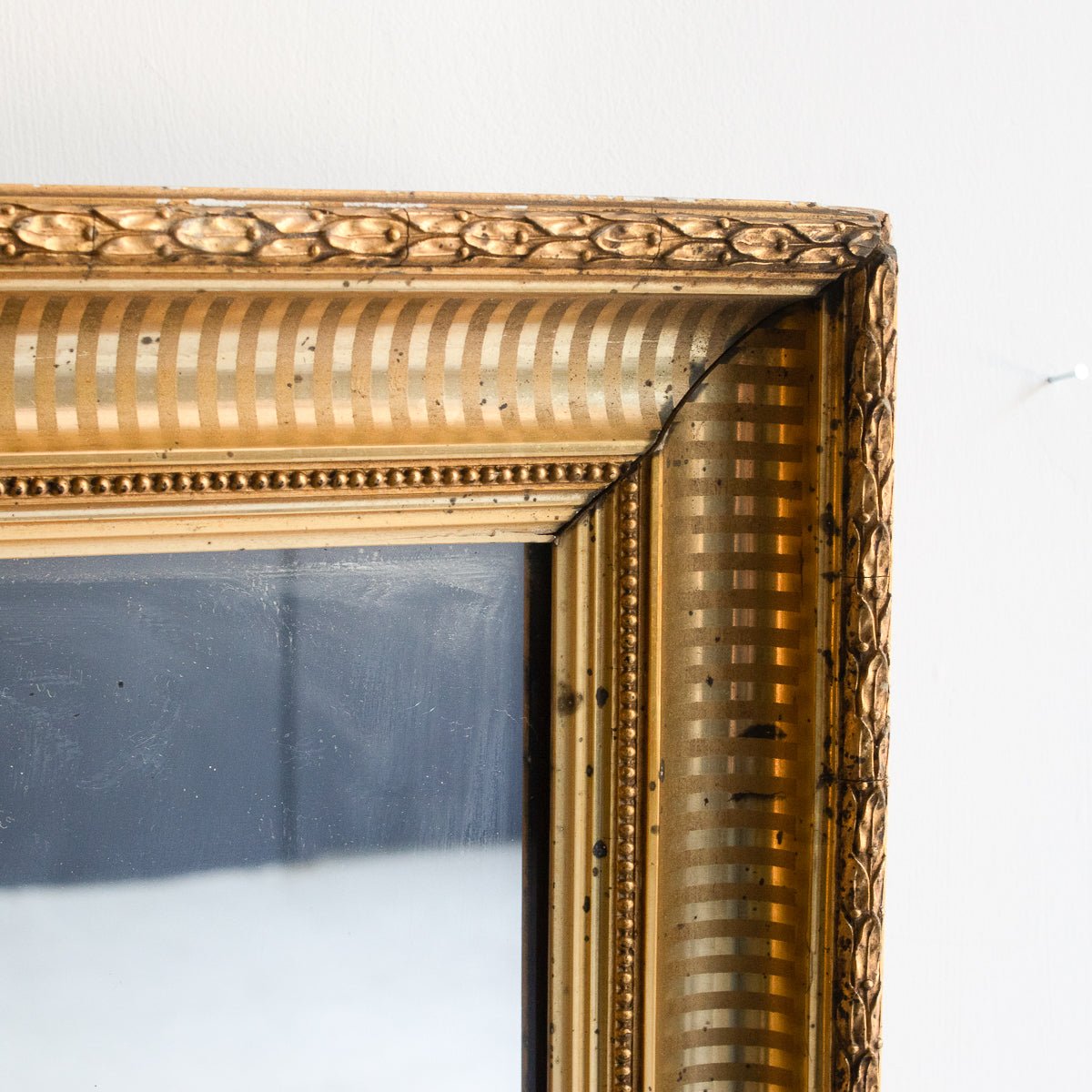 Gilded Vintage Mirror | 20" W x 26" H - elsie green - decor