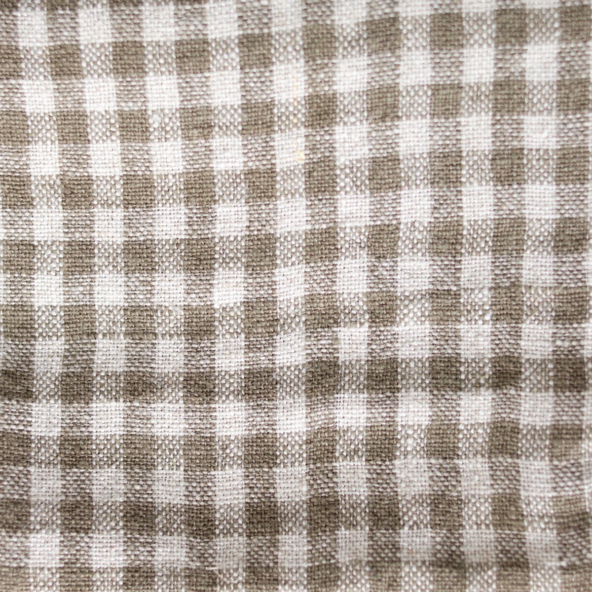 Gingham Linen Napkin Set of 4 - elsie green - textiles