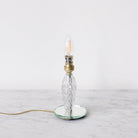 Glass Accent Lamp with Mirrored Base - elsie green - decor