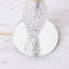 Glass Accent Lamp with Mirrored Base - elsie green - decor