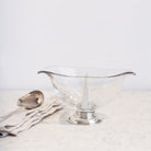 Glass and Sterling Gravy Boat with Engraved Ladle | The Patrick Orbe Collection - elsie green - the french kitchen
