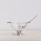 Glass and Sterling Gravy Boat with Engraved Ladle | The Patrick Orbe Collection - elsie green - the french kitchen