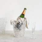 Glass Champagne Bucket - elsie green - the french kitchen