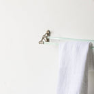 Glass Double Towel Bar - elsie green - decor