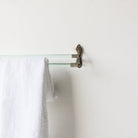 Glass Double Towel Bar - elsie green - decor