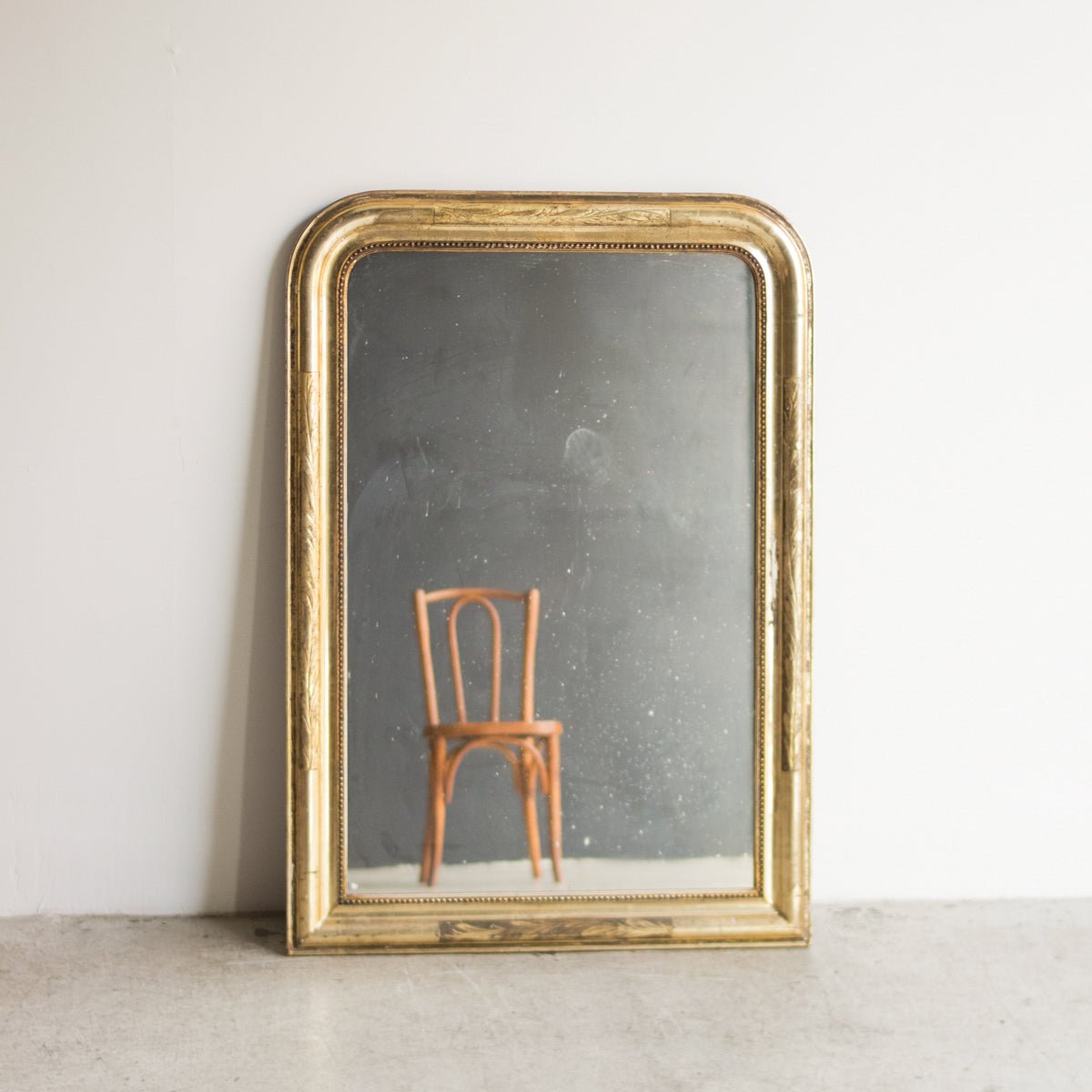 Gold Leaf Louis Philippe Mirror | 32.5 x 47.5 - elsie green - decor