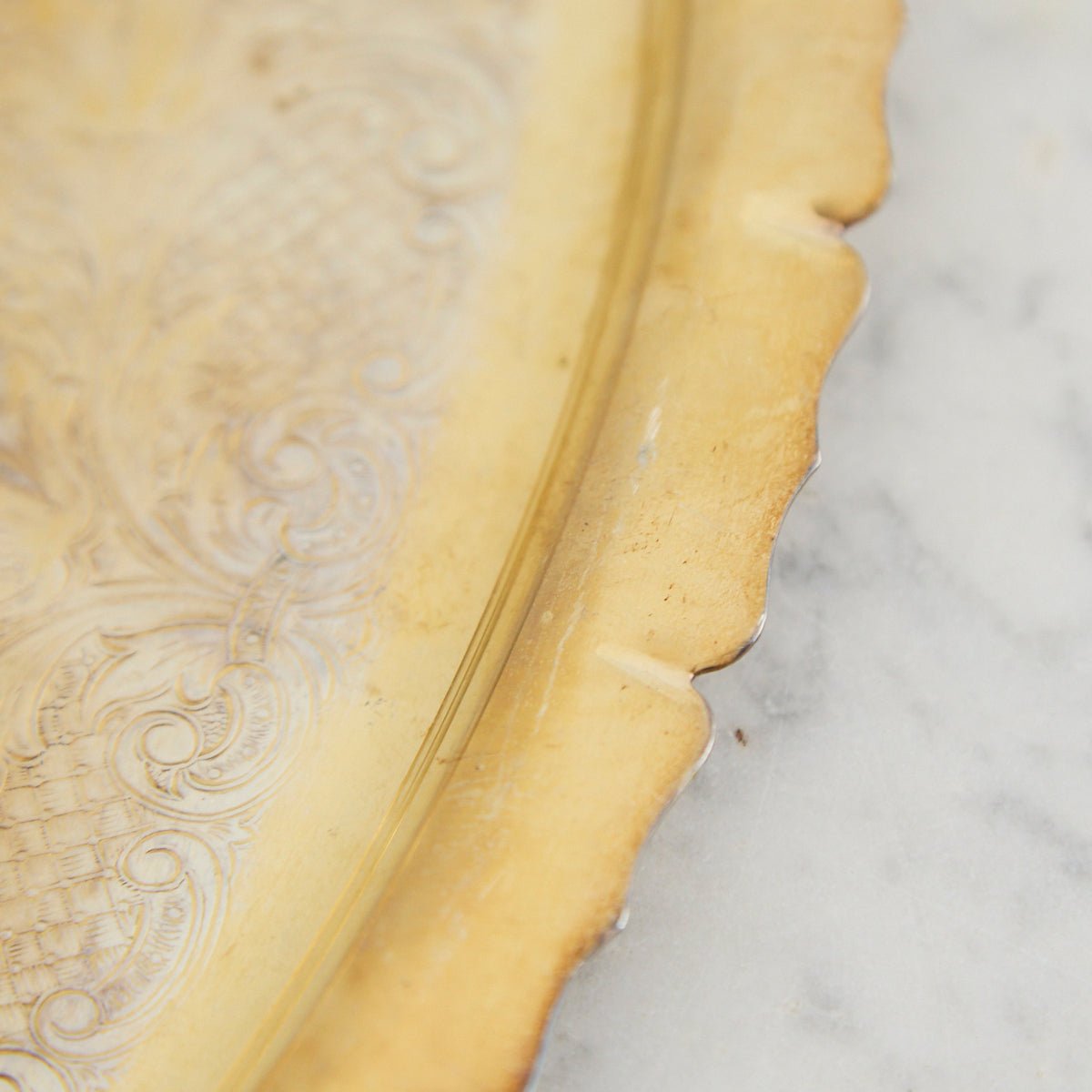 Gold Plated Tray | The Patrick Orbe Collection - elsie green - the french kitchen