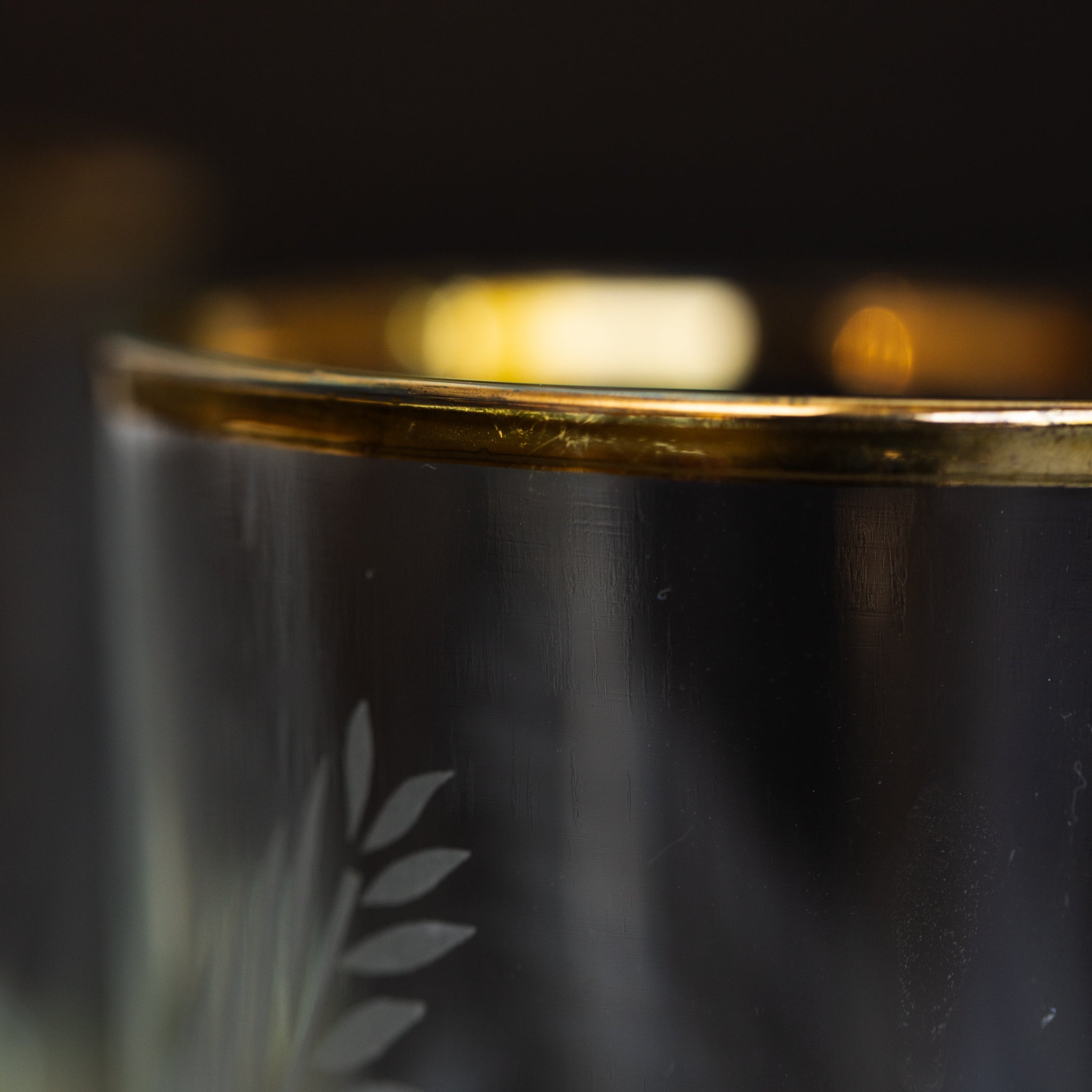 Gold Rim Tumbler Set of 4 - elsie green - the french kitchen