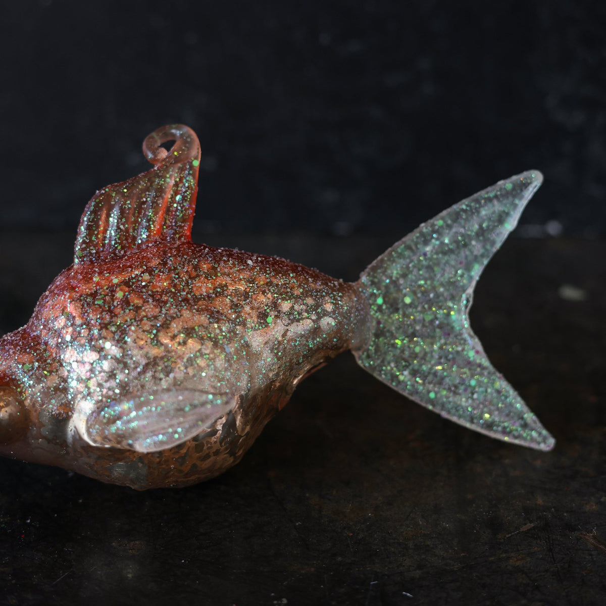 Goldfish Blown Glass Ornament - elsie green - decor