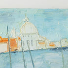 Gondolas in Venice Oil Painting - elsie green - art