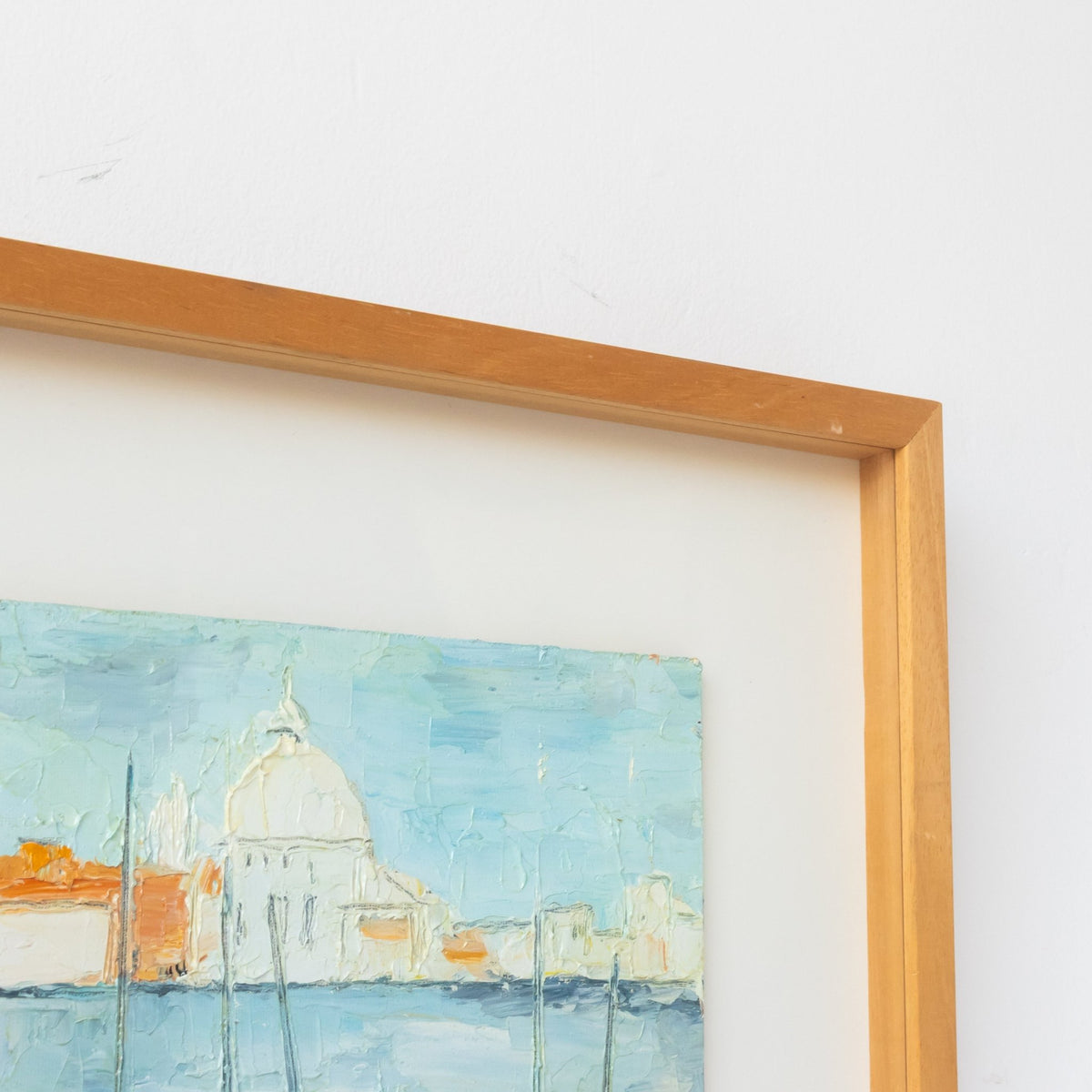 Gondolas in Venice Oil Painting - elsie green - art