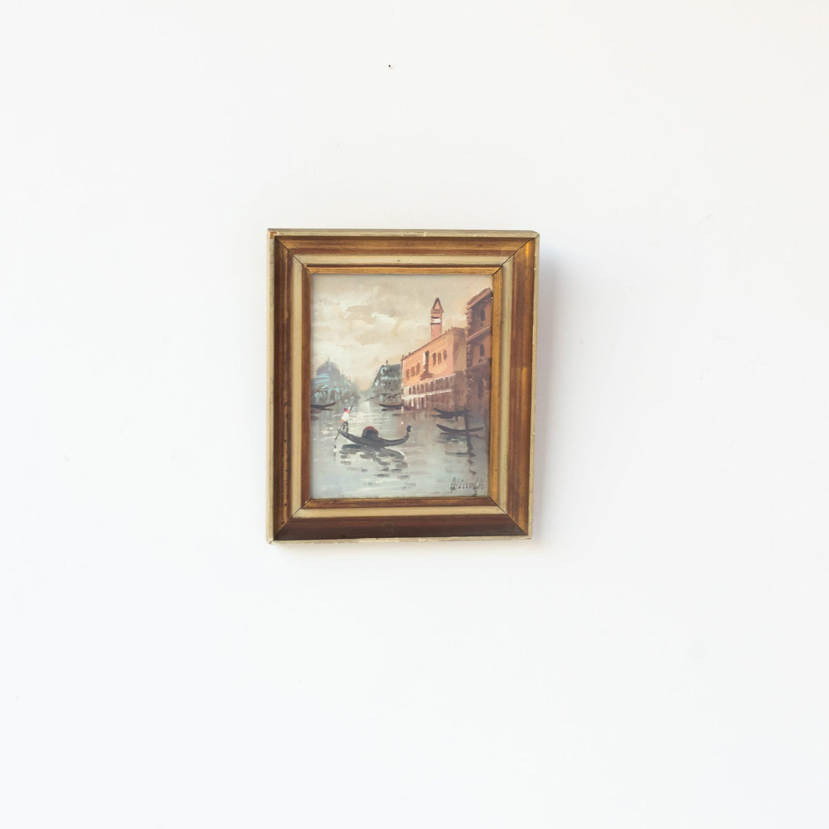 Gondolier Oil Painting - elsie green - art