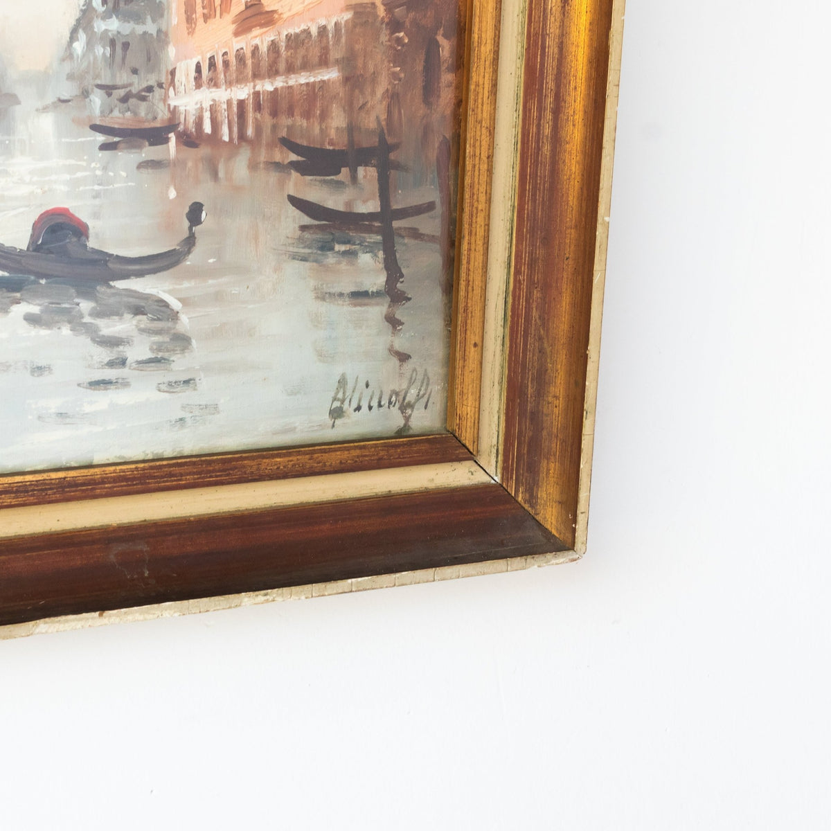 Gondolier Oil Painting - elsie green - art