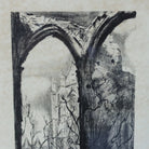 Gothic Arches Drawing - elsie green - art