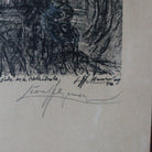 Gothic Cathedral Drawing | Dated 1950 - elsie green - art