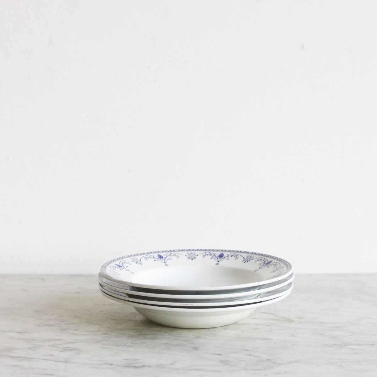 Grand Depot Paris Transferware Soup Bowl Set of 4 - elsie green - the french kitchen