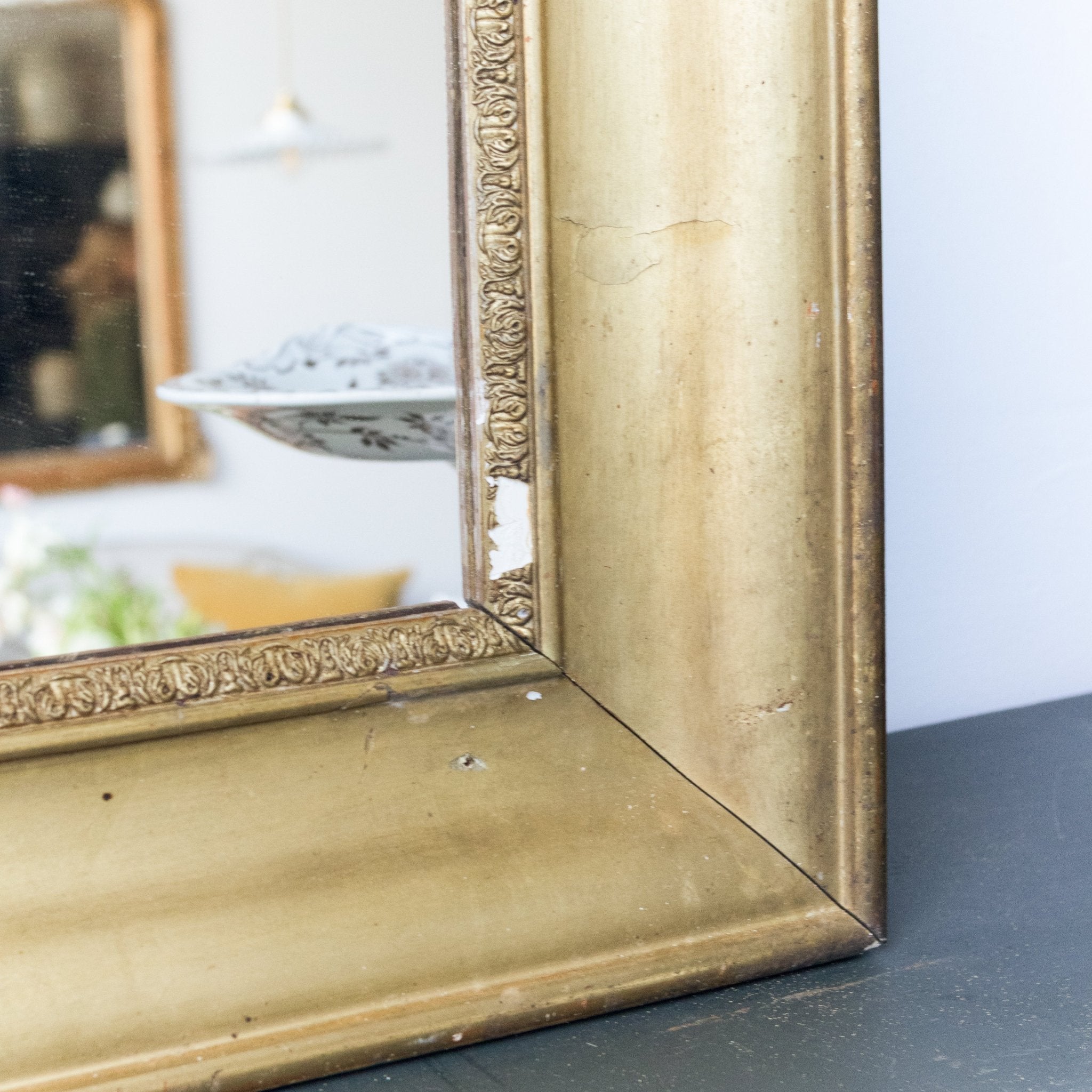 Grande Antique Salon Mirror - elsie green - decor