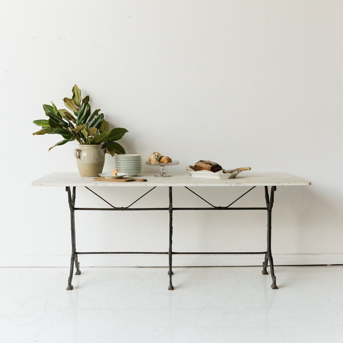 Grande Marble Bistro Table - elsie green - furniture