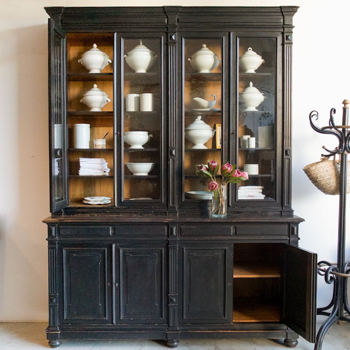 Grande Napoleon III Library Cabinet - elsie green - furniture