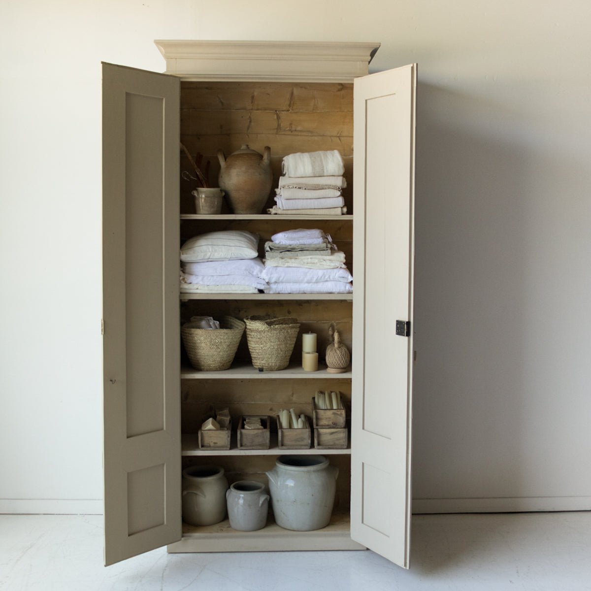 Grande Painted Armoire - elsie green - furniture